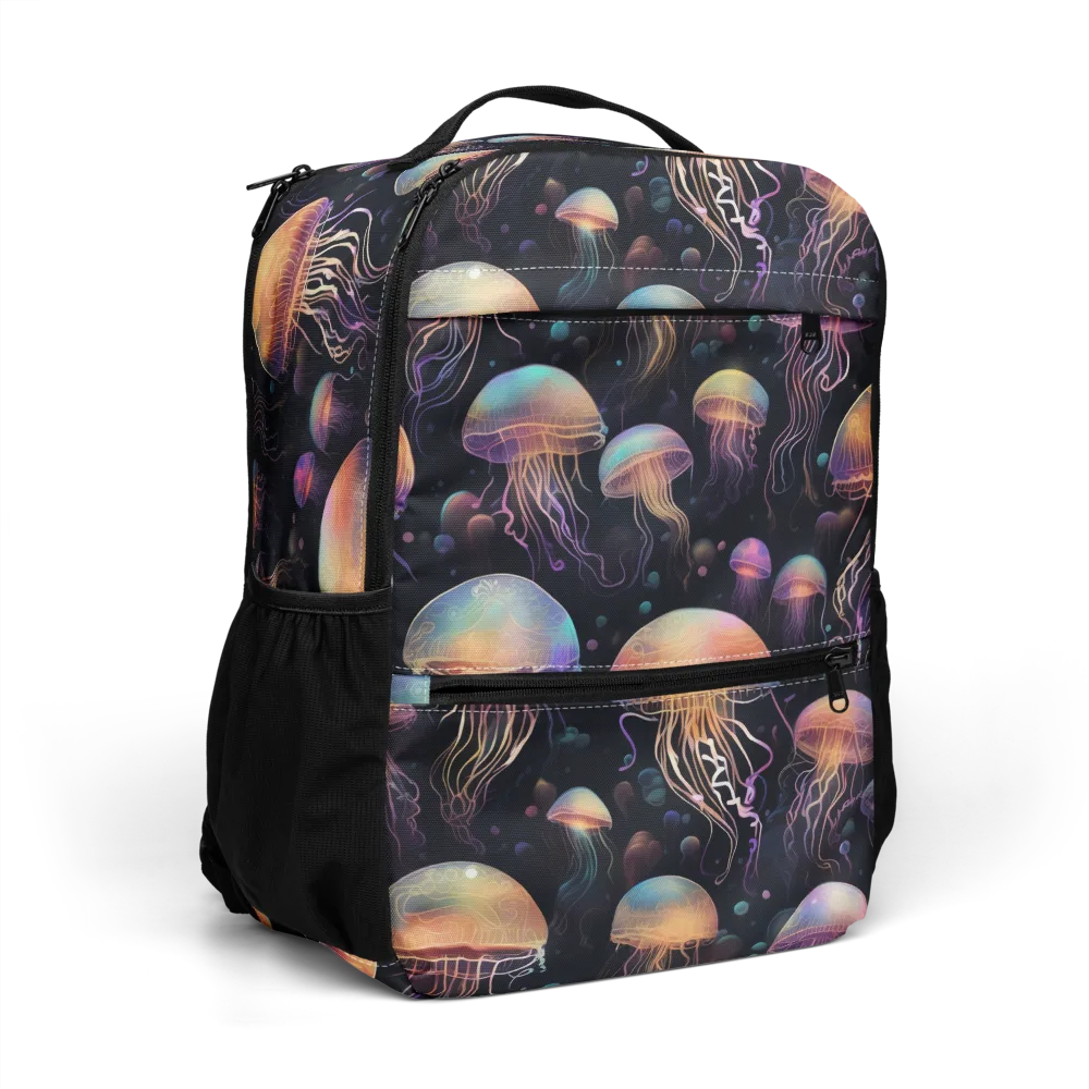 Neon Jelly Reverie on Utility Backpack — Right Front