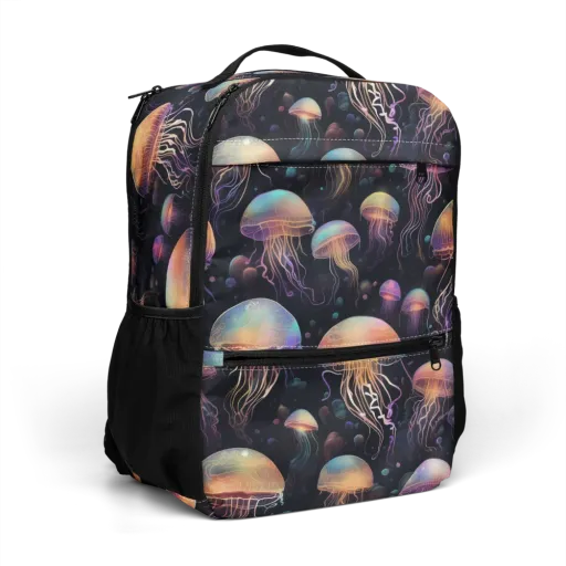 Neon Jelly Reverie on a Utility Backpack