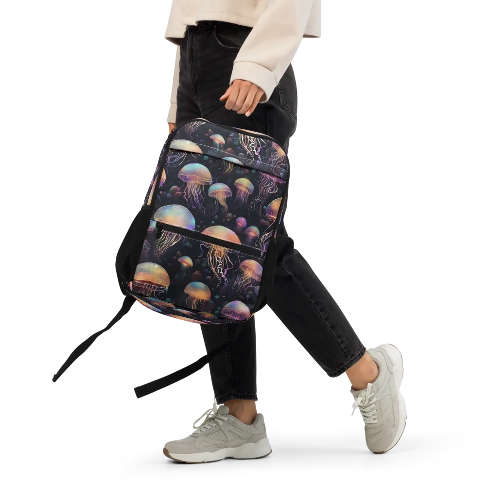 Neon Jelly Reverie on Utility Backpack — Front
