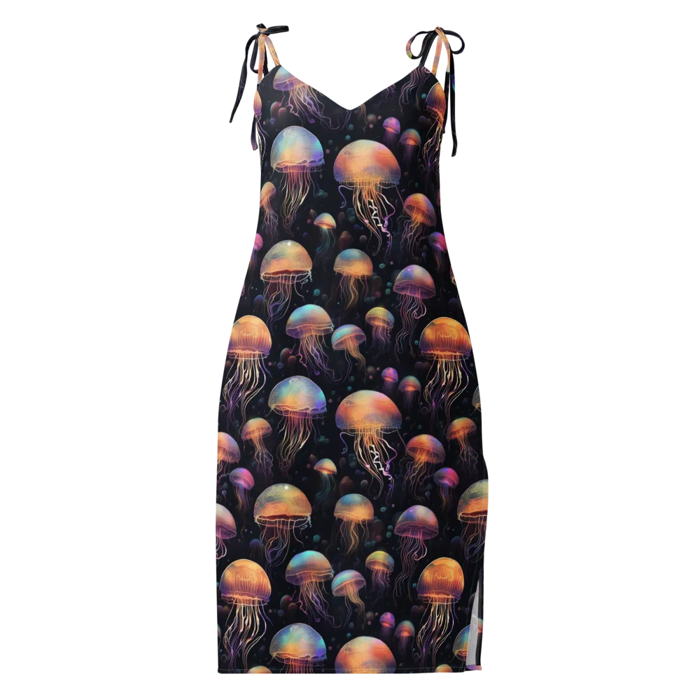 Neon Jelly Reverie on Slip Dress — Front