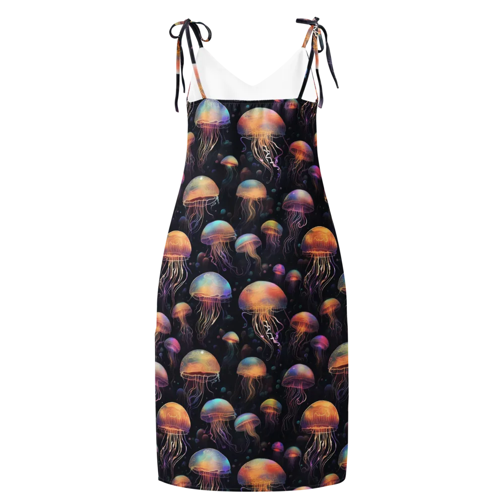 Neon Jelly Reverie on Slip Dress — Back