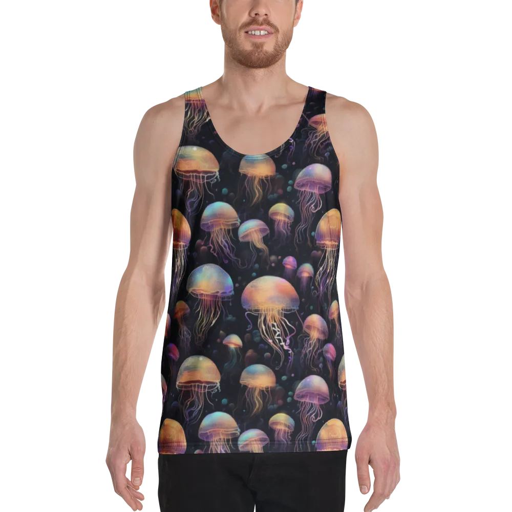 Neon Jelly Reverie on Men's Tank Top — Front