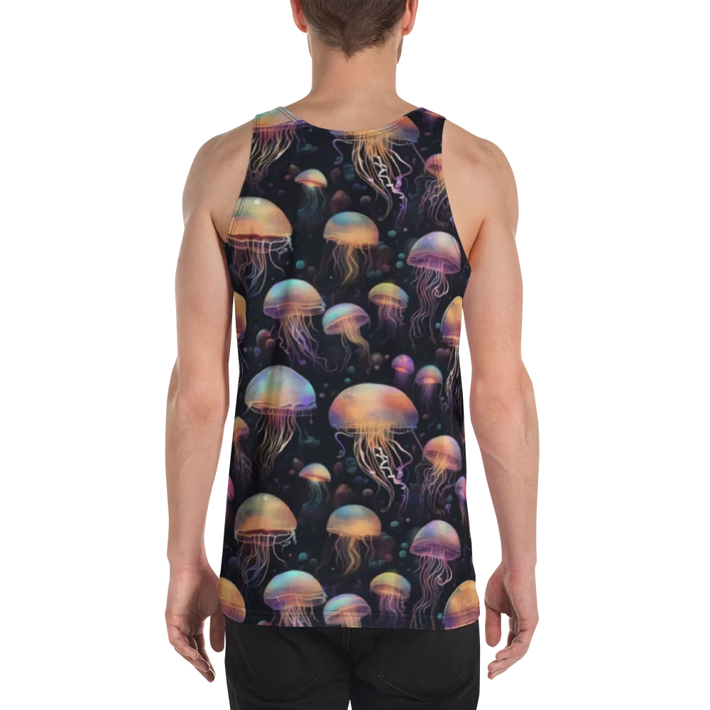 Neon Jelly Reverie on Men's Tank Top — Back