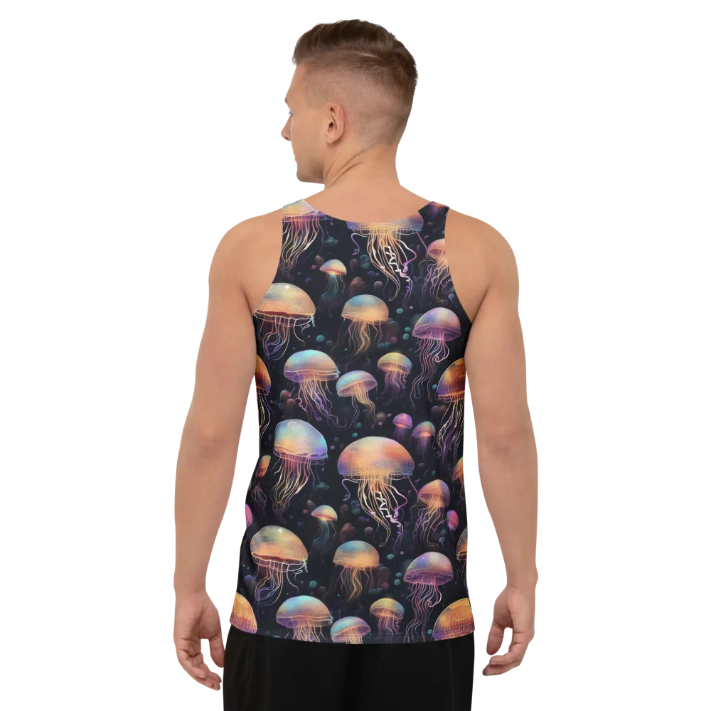 Neon Jelly Reverie on Men's Tank Top — Back