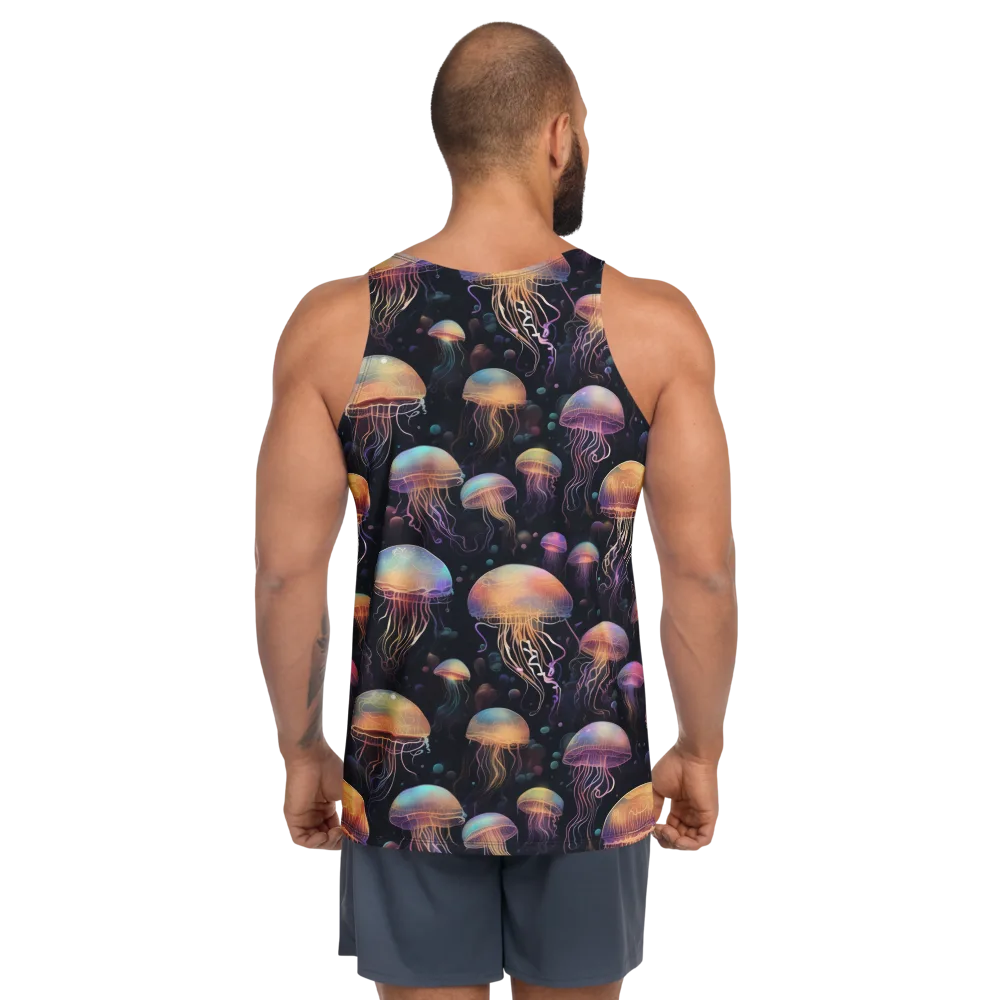 Neon Jelly Reverie on Men's Tank Top — Back
