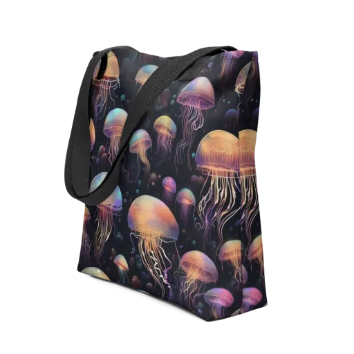 Neon Jelly Reverie on a Tote Bag