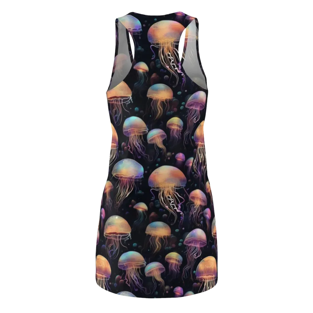 Neon Jelly Reverie on Racerback Dress — Back