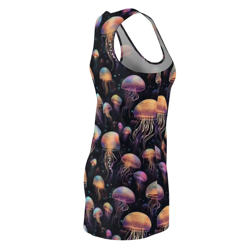 Neon Jelly Reverie on Racerback Dress — Back Side