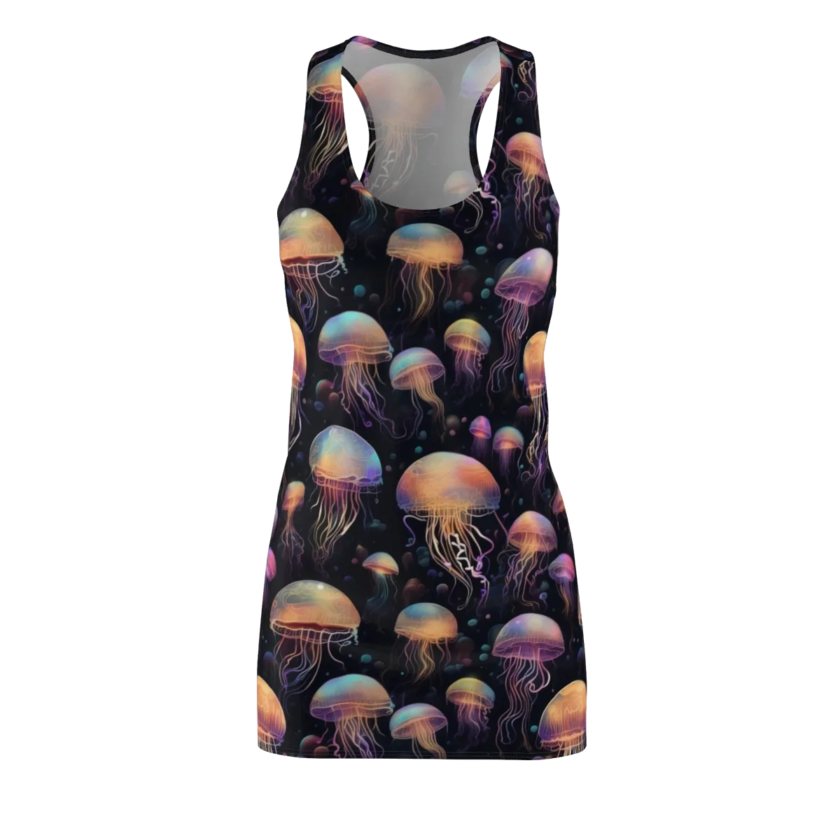 Neon Jelly Reverie on Racerback Dress — Front