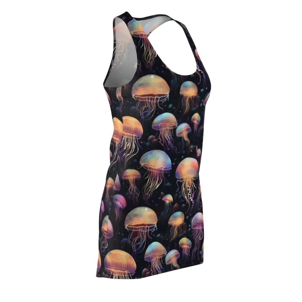 Neon Jelly Reverie on Racerback Dress — Front Side