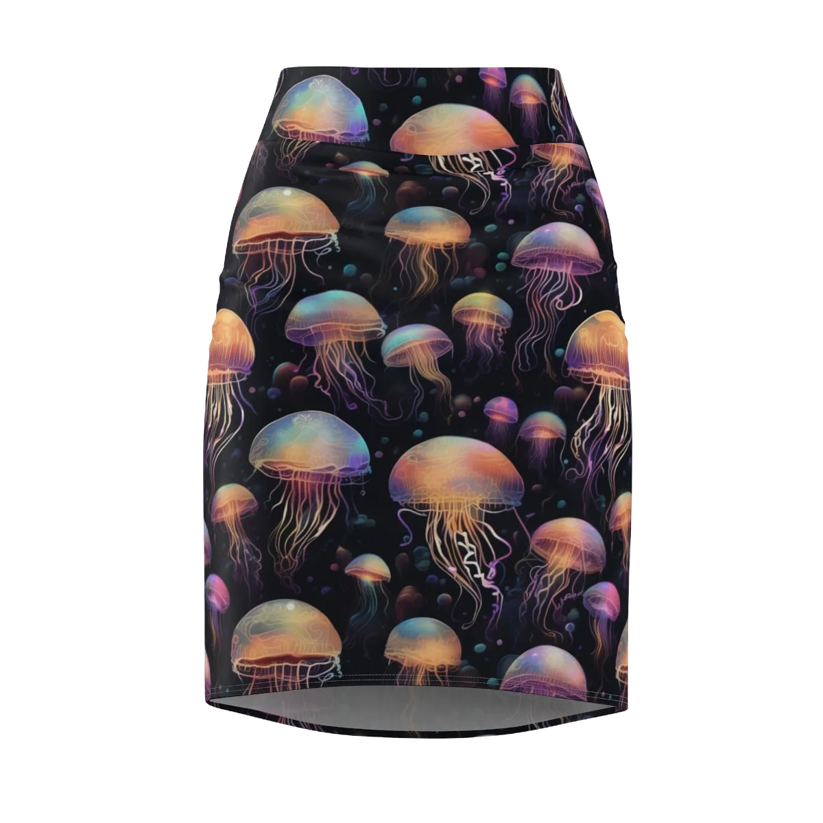 Neon Jelly Reverie on Pencil Skirt — Front