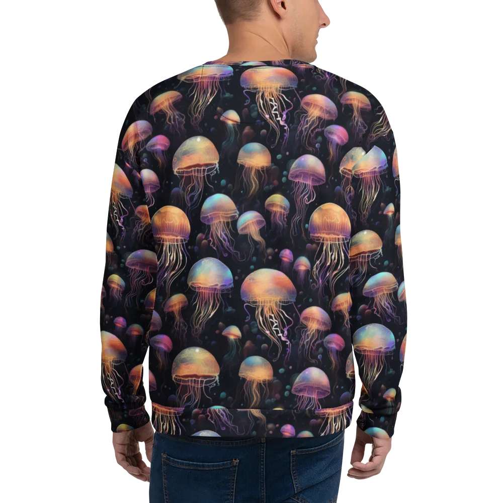 Neon Jelly Reverie on Sweatshirt — Back