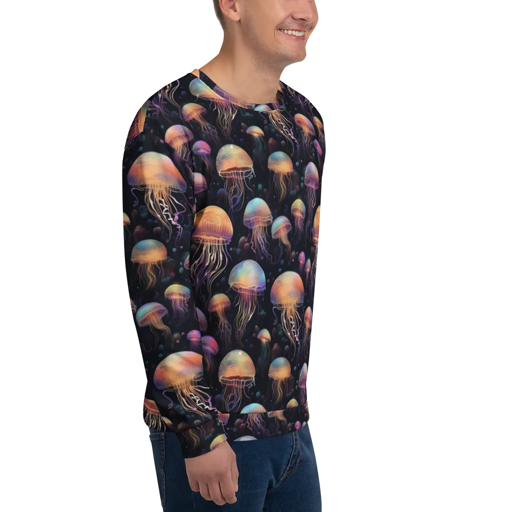 Neon Jelly Reverie on Sweatshirt — Right Front