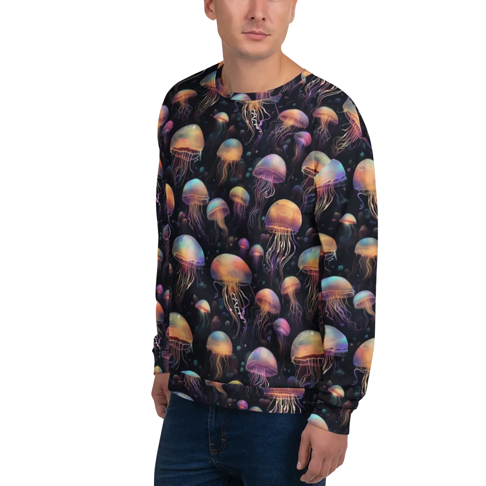 Neon Jelly Reverie on Sweatshirt — Left Front