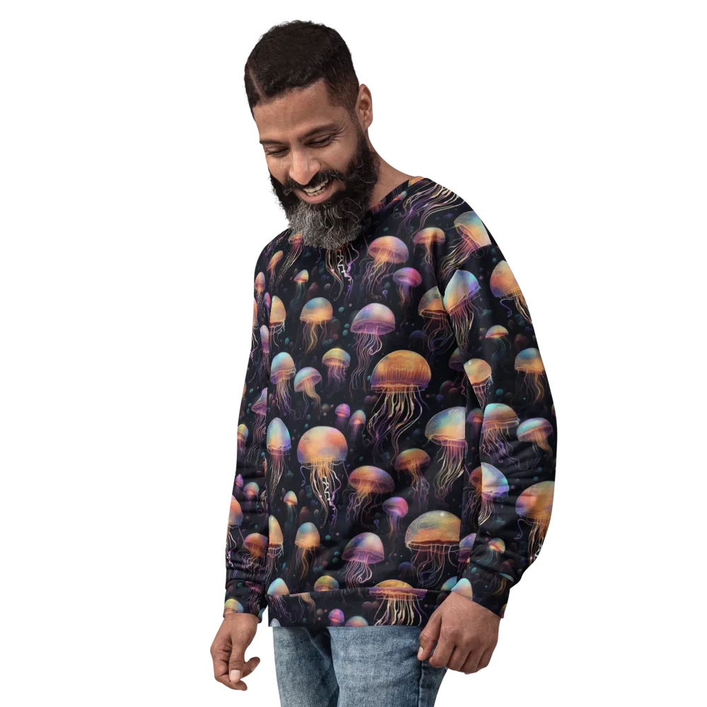 Neon Jelly Reverie on Sweatshirt — Left Front