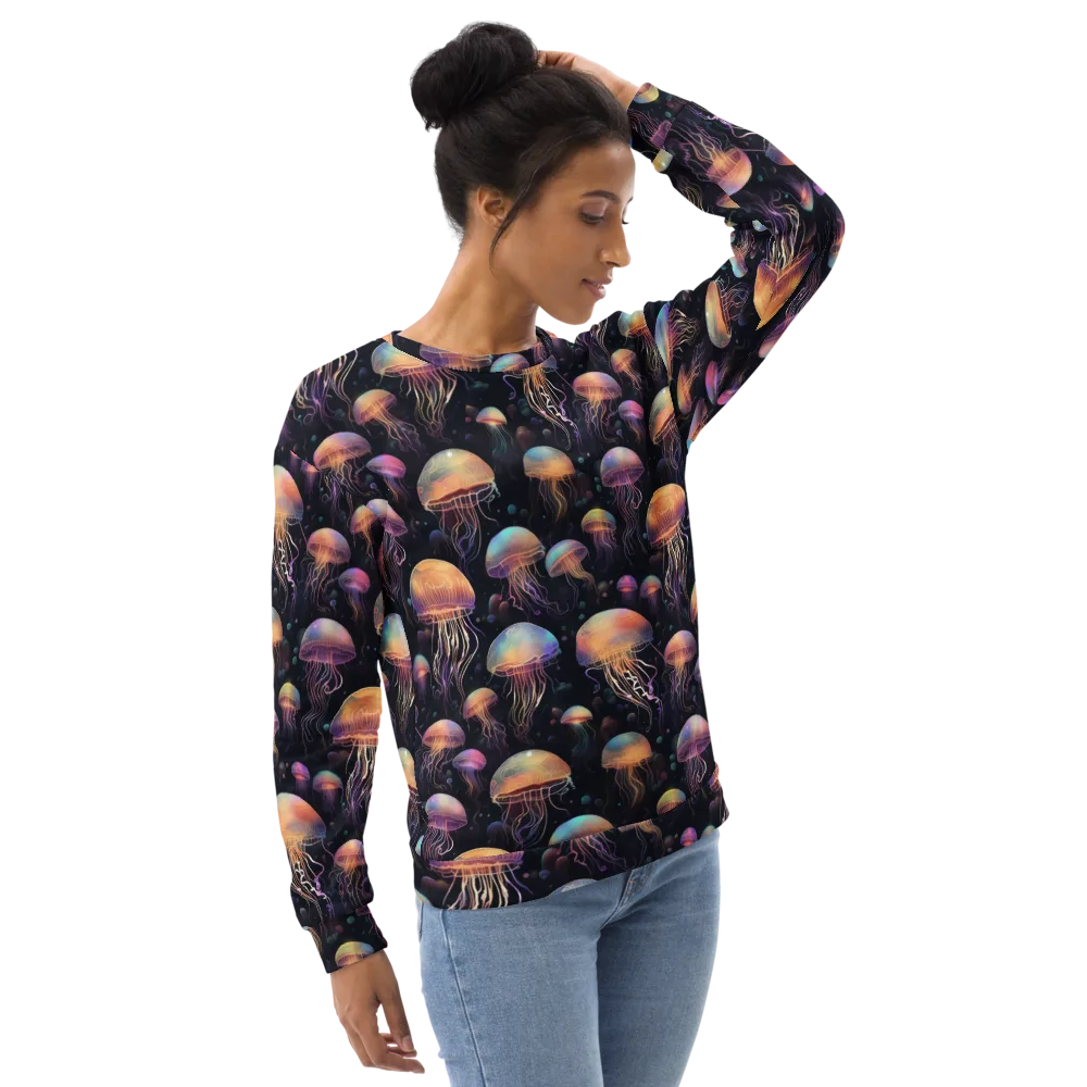 Neon Jelly Reverie on Sweatshirt — Right Front