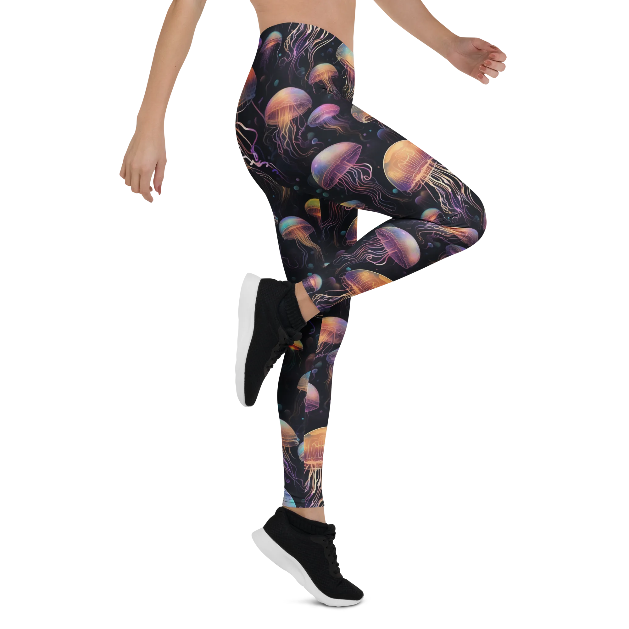 Neon Jelly Reverie on Leggings — Right