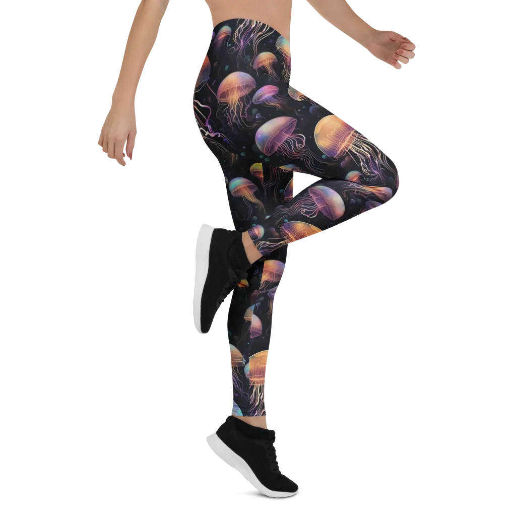 Neon Jelly Reverie on Leggings — Right