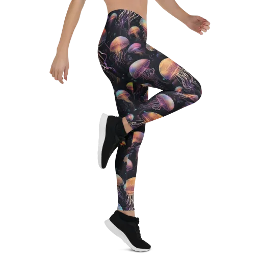 Neon Jelly Reverie on a Leggings