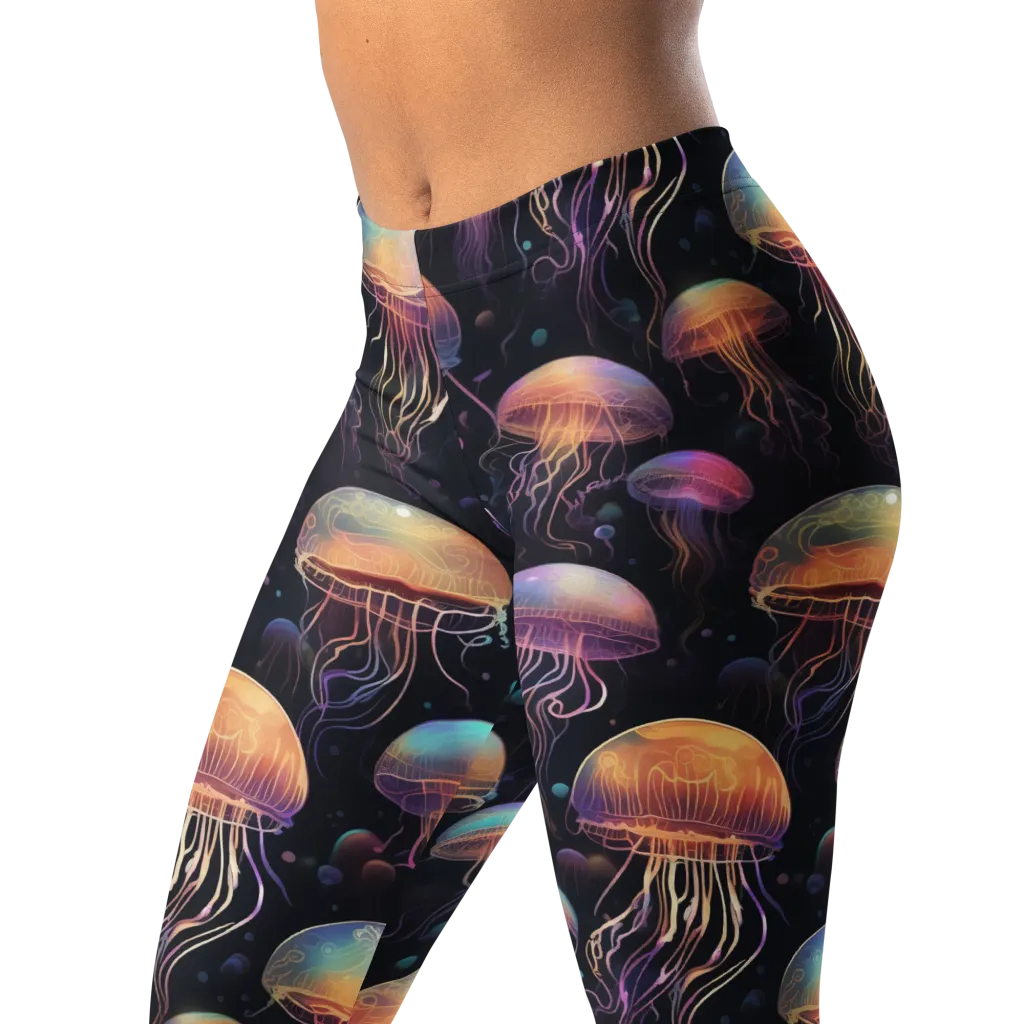 Neon Jelly Reverie on Leggings — Left Front