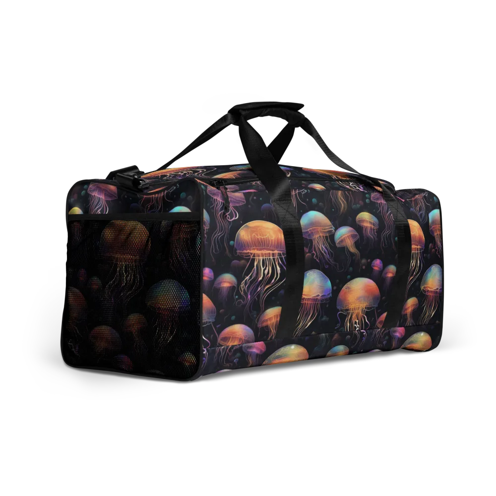 Neon Jelly Reverie on Duffle Bag — Right Front