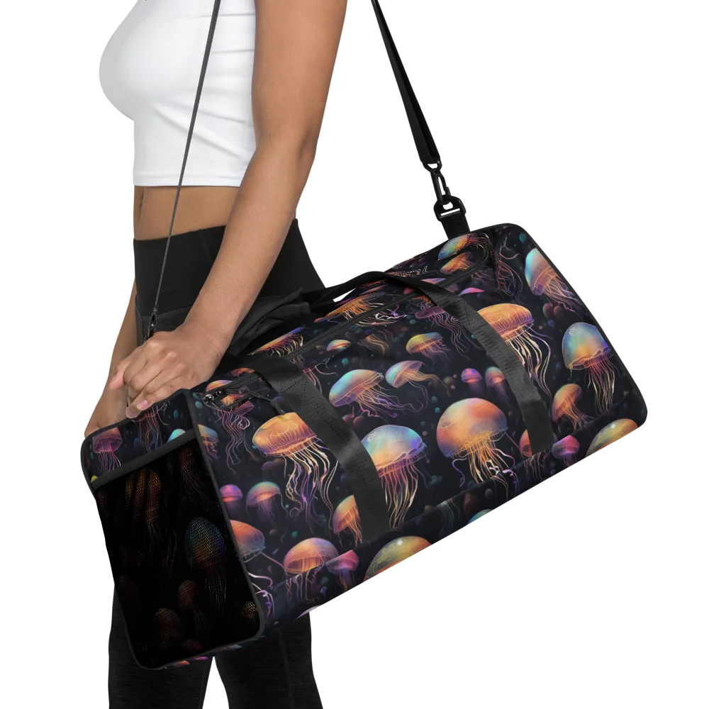 Neon Jelly Reverie on Duffle Bag — Front