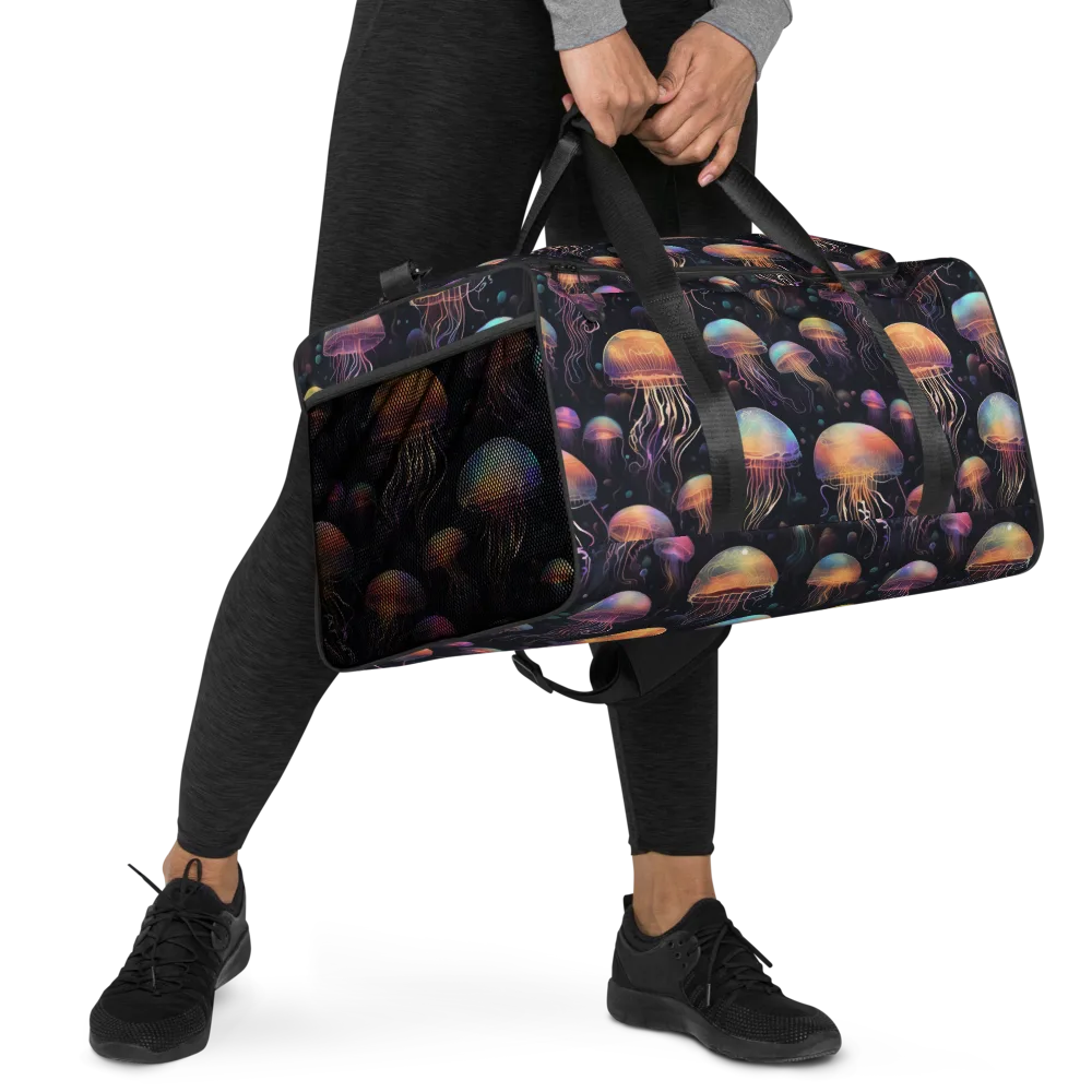 Neon Jelly Reverie on Duffle Bag — Right Front