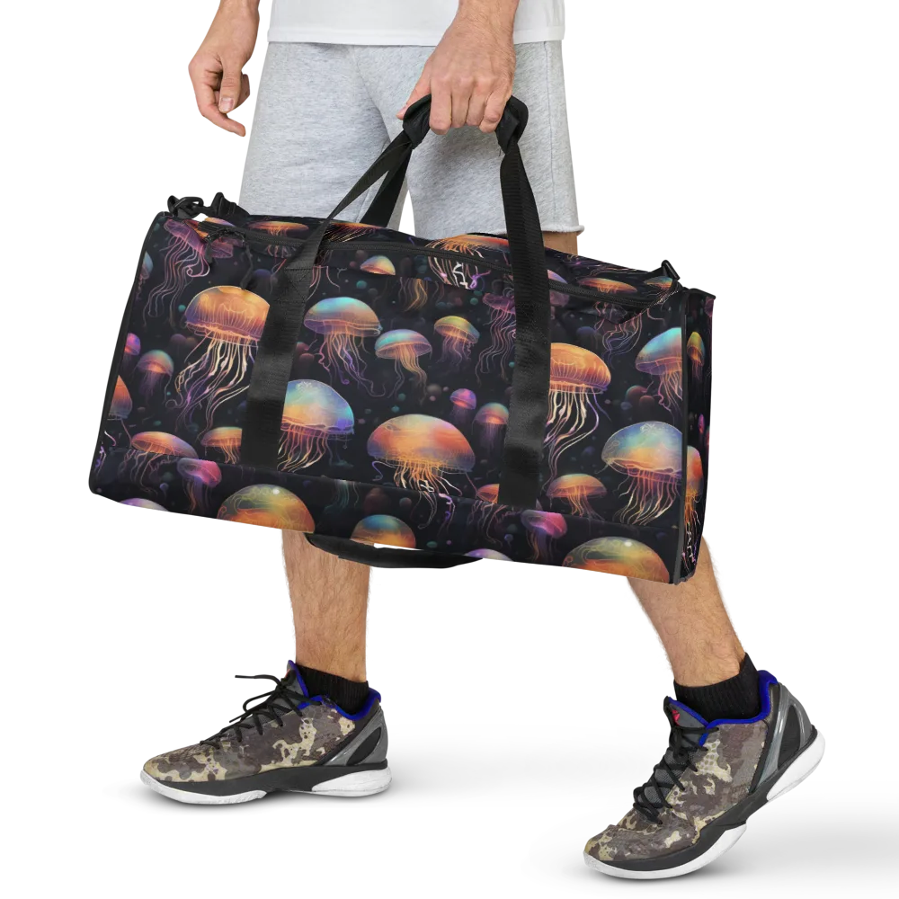 Neon Jelly Reverie on Duffle Bag — Front
