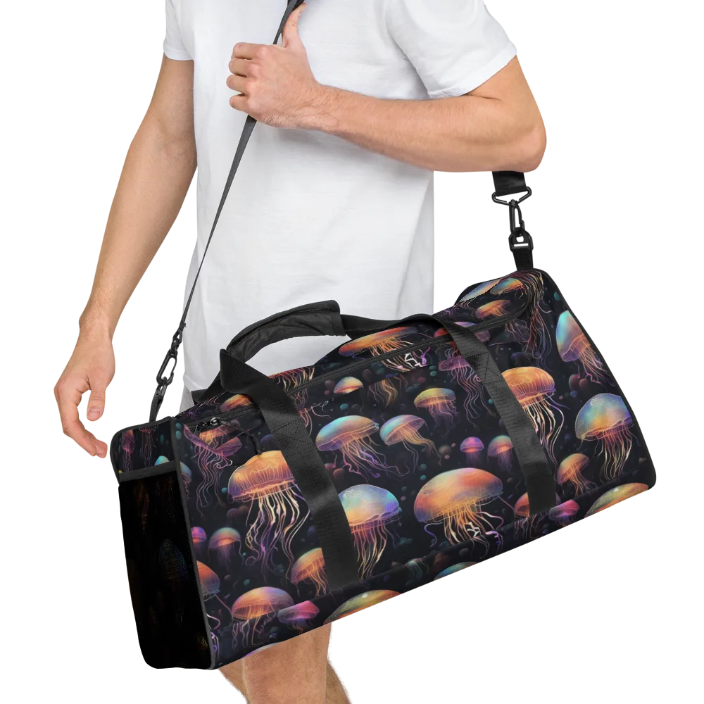 Neon Jelly Reverie on Duffle Bag — Right Front