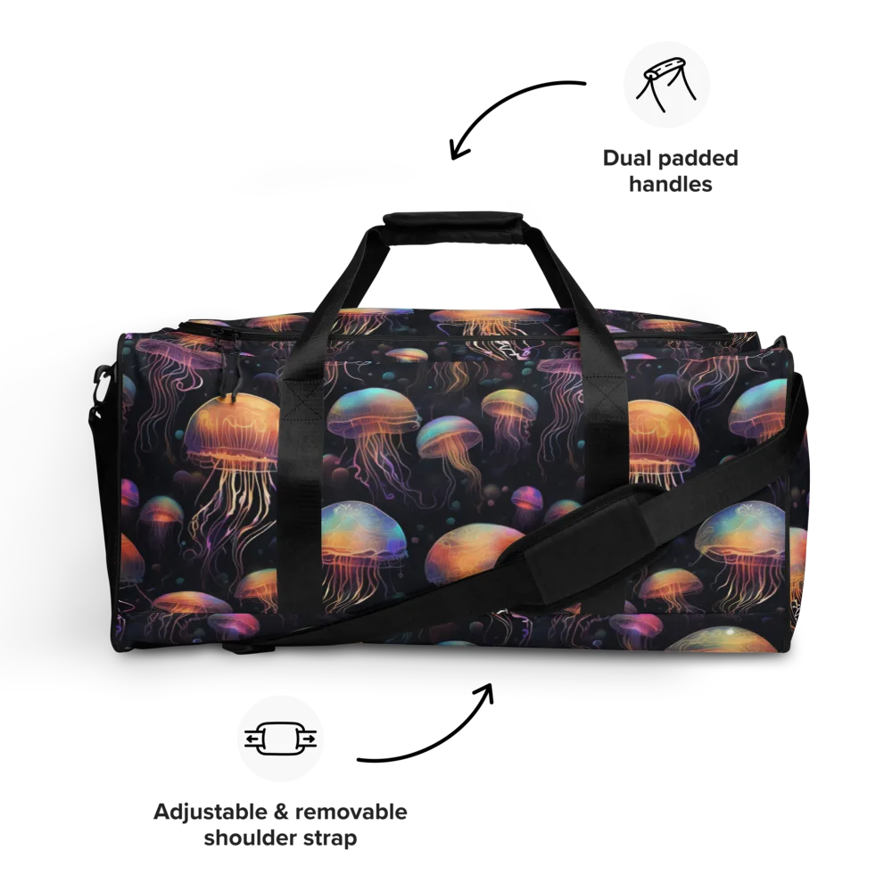 Neon Jelly Reverie on Duffle Bag — Front