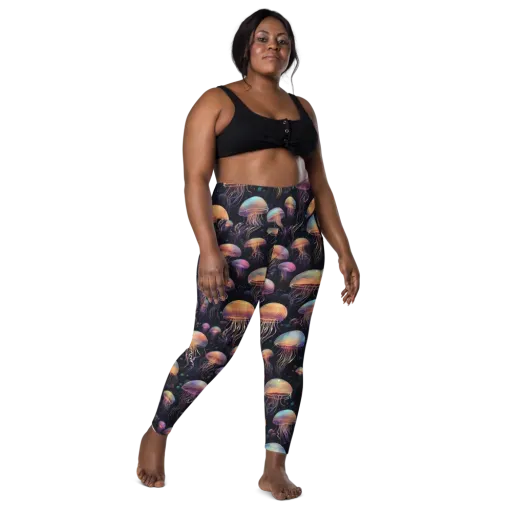 Neon Jelly Reverie on a Leggings with Pockets