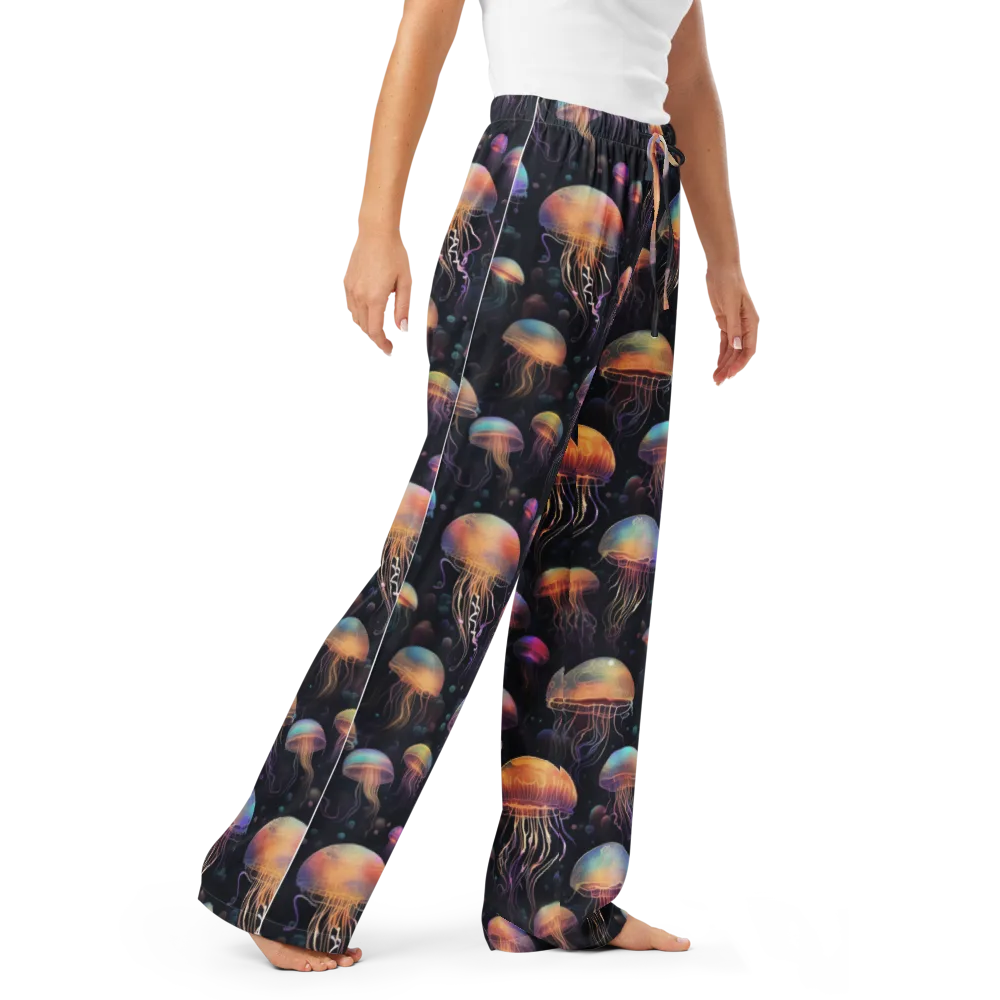 Neon Jelly Reverie on Women's Pajama Pants — Right Front