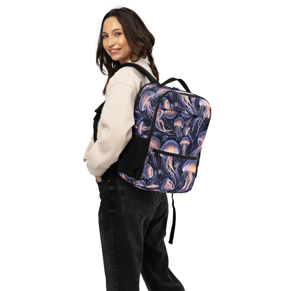Bioluminescent Ballet on Utility Backpack — Back