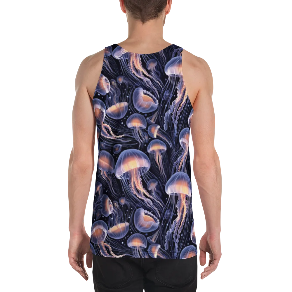 Bioluminescent Ballet on Men's Tank Top — Back
