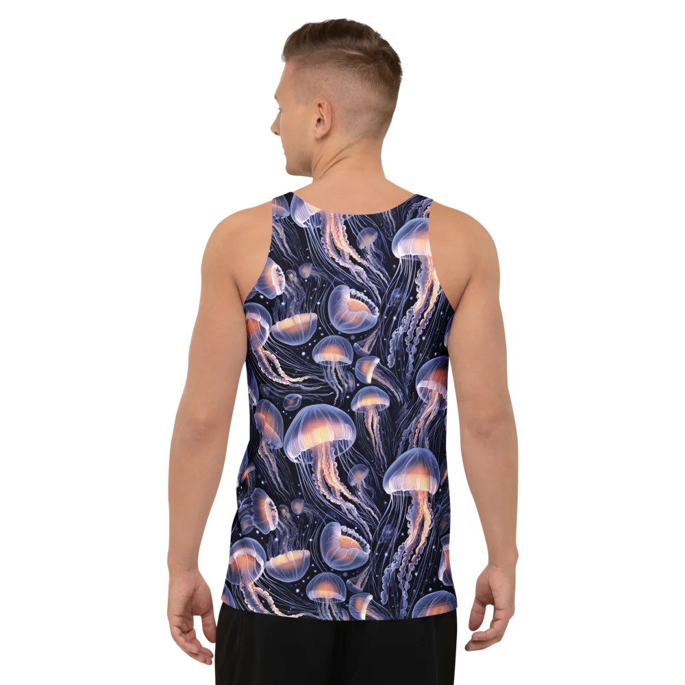 Bioluminescent Ballet on Men's Tank Top — Back
