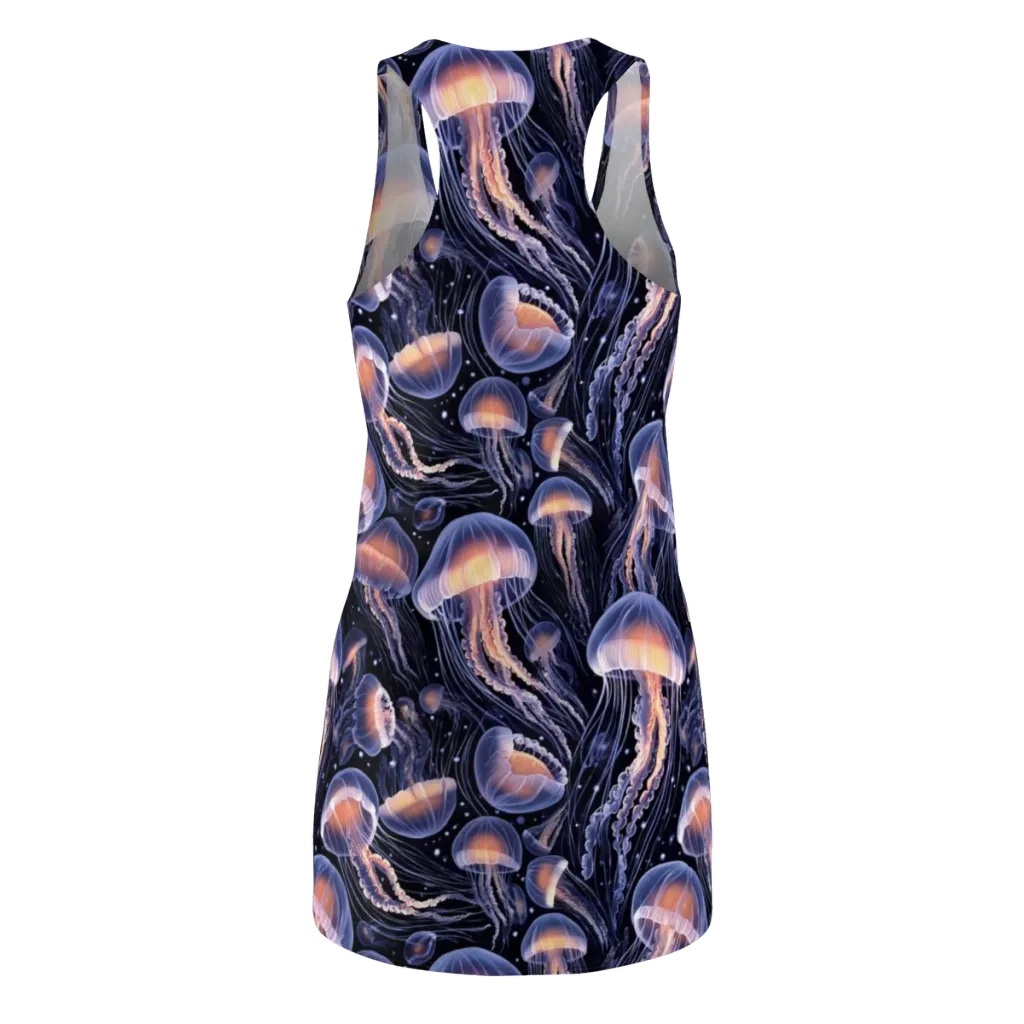 Bioluminescent Ballet on Racerback Dress — Back