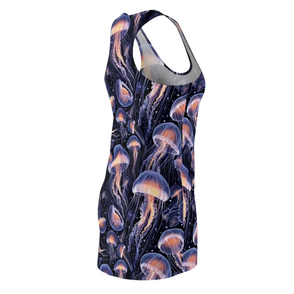 Bioluminescent Ballet on Racerback Dress — Back Side