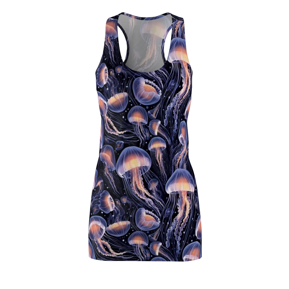 Bioluminescent Ballet on Racerback Dress — Front