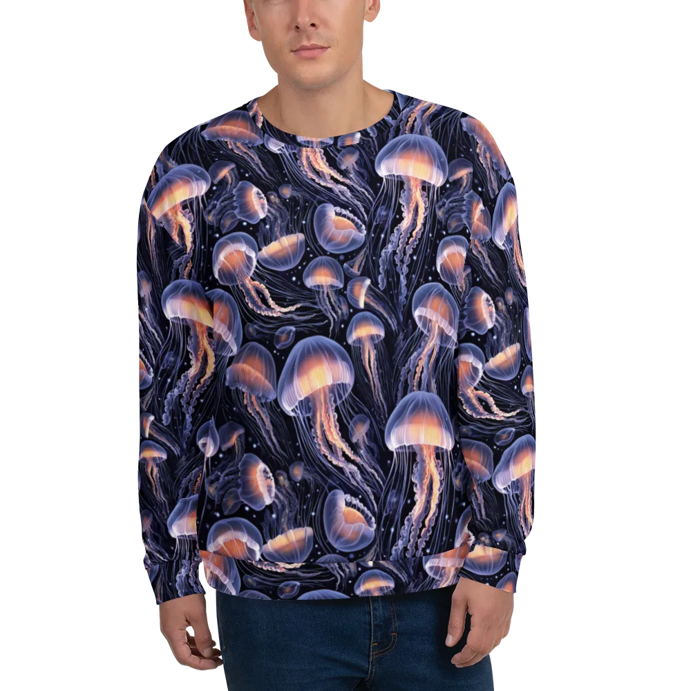 Bioluminescent Ballet on Sweatshirt — Front