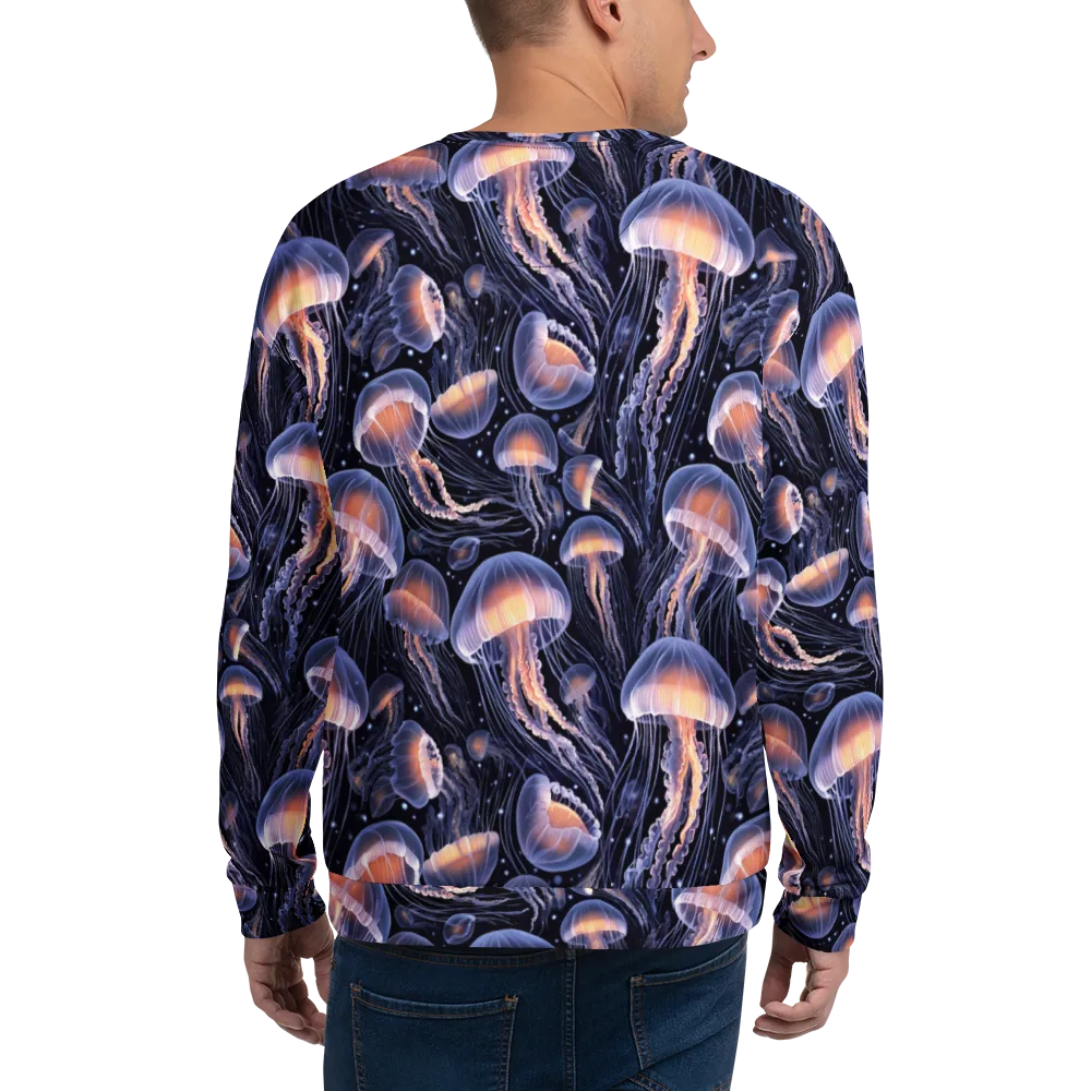 Bioluminescent Ballet on Sweatshirt — Back
