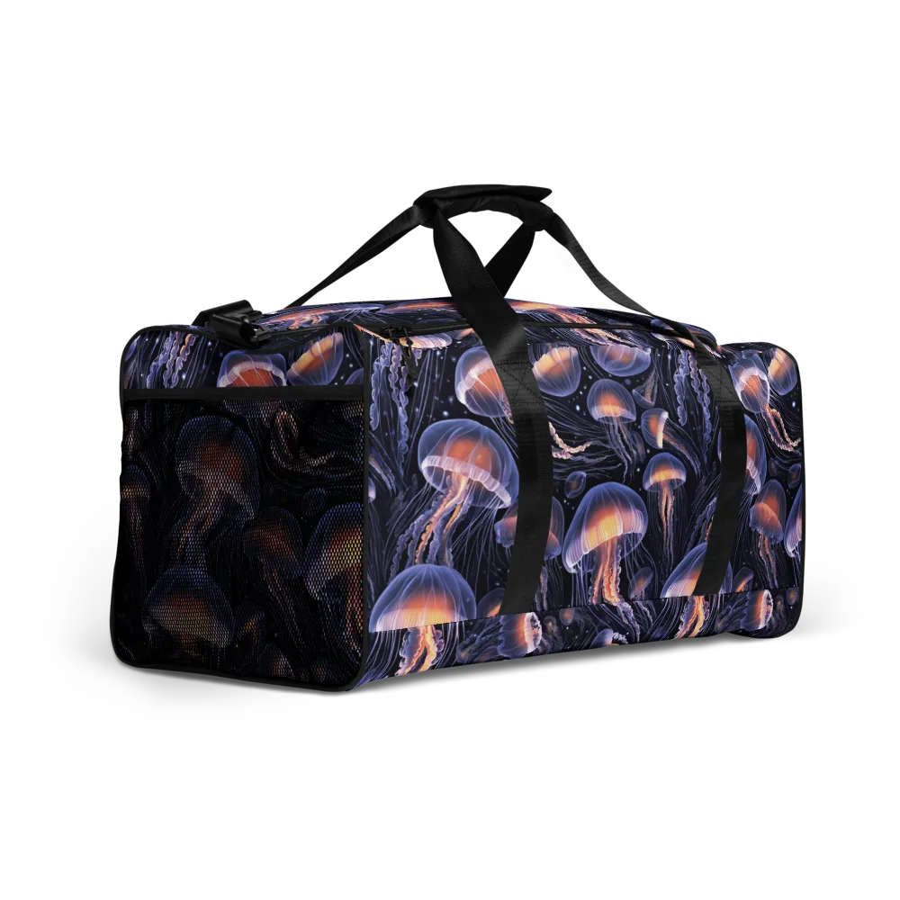 Bioluminescent Ballet on Duffle Bag — Right Front