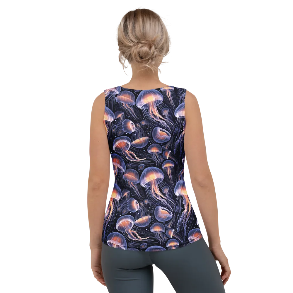 Bioluminescent Ballet on Women's Tank Top — Back