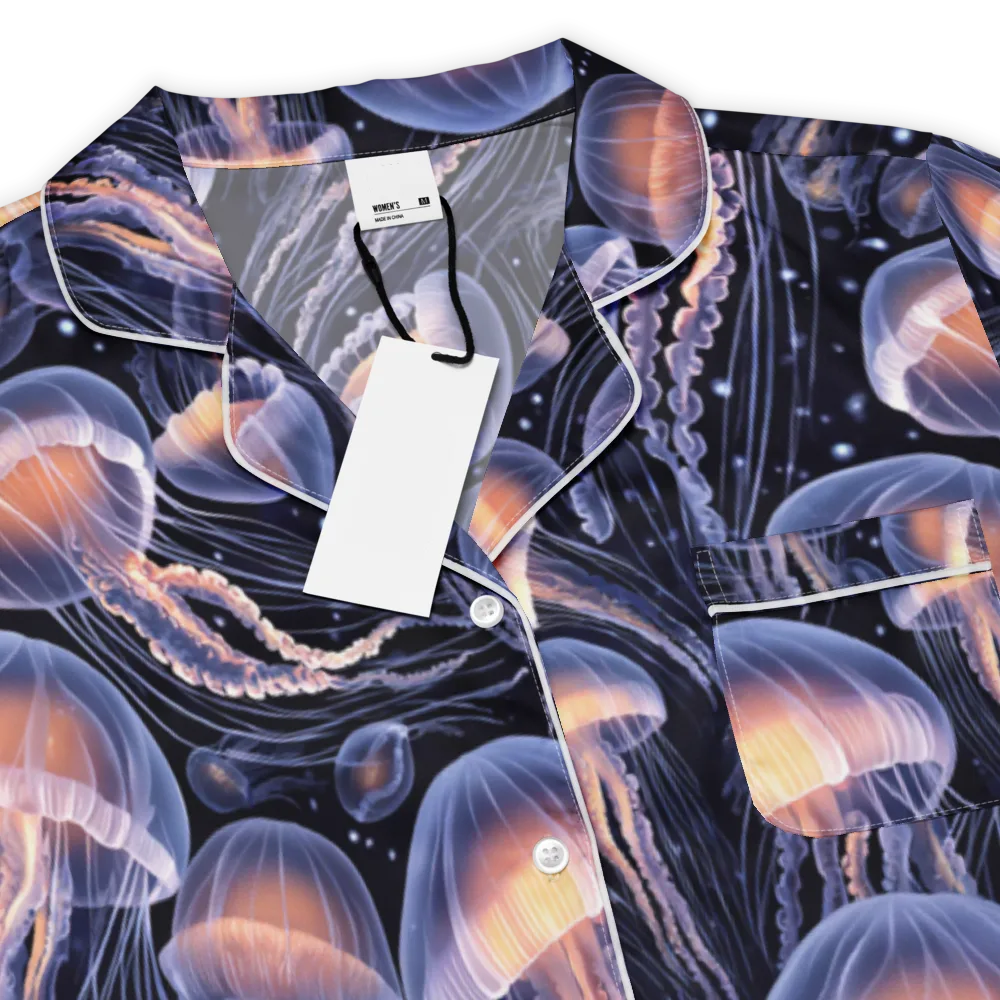 Bioluminescent Ballet on Women's Short Sleeve Pajama Top — Product details