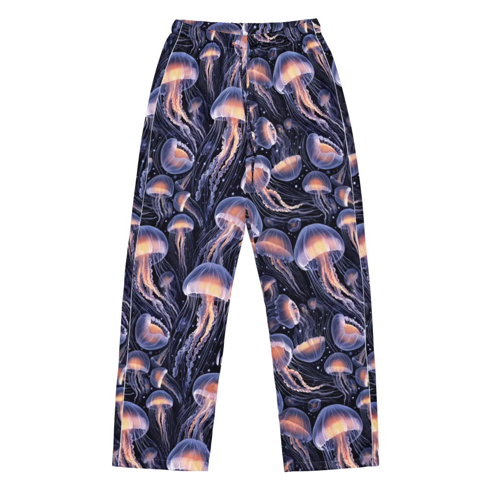 Bioluminescent Ballet on Women's Pajama Pants — Front