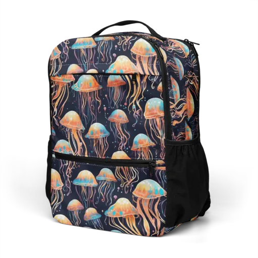 Luminous Current on a Utility Backpack