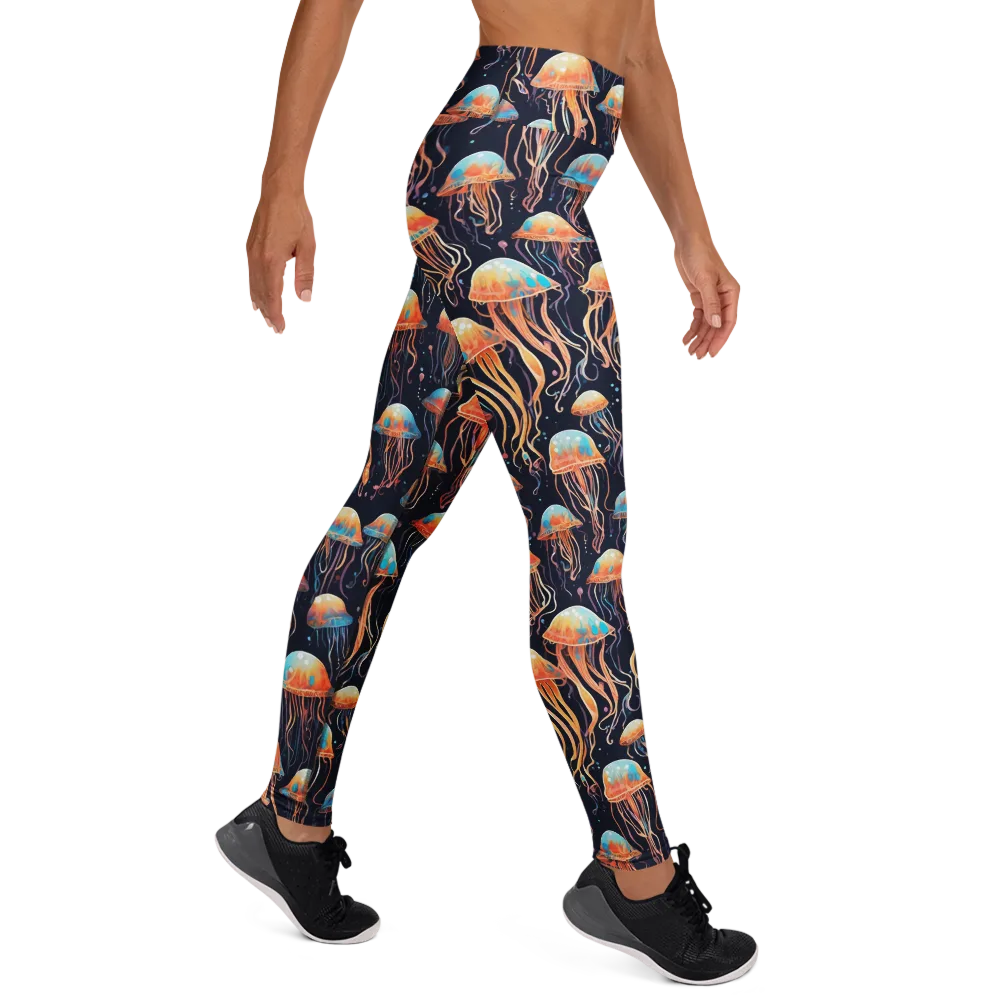 Luminous Current on Yoga Leggings — Right