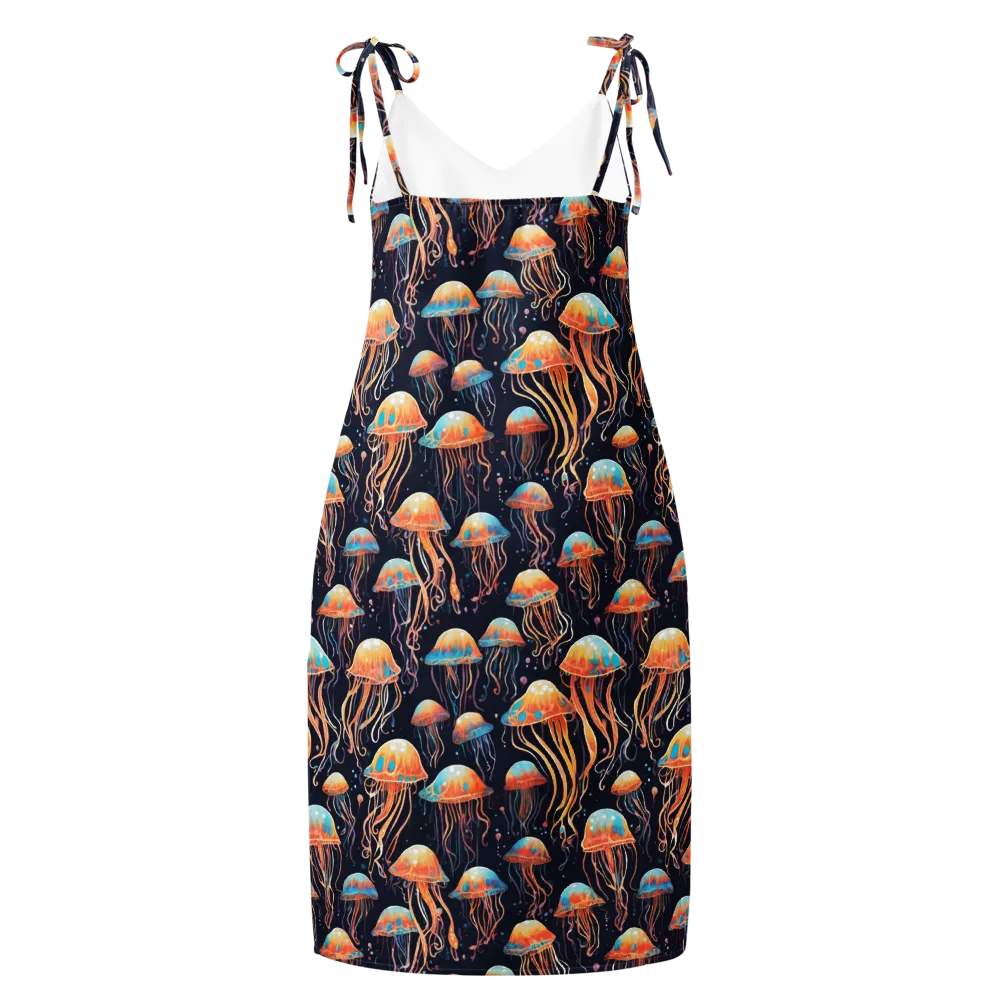 Luminous Current on Slip Dress — Back