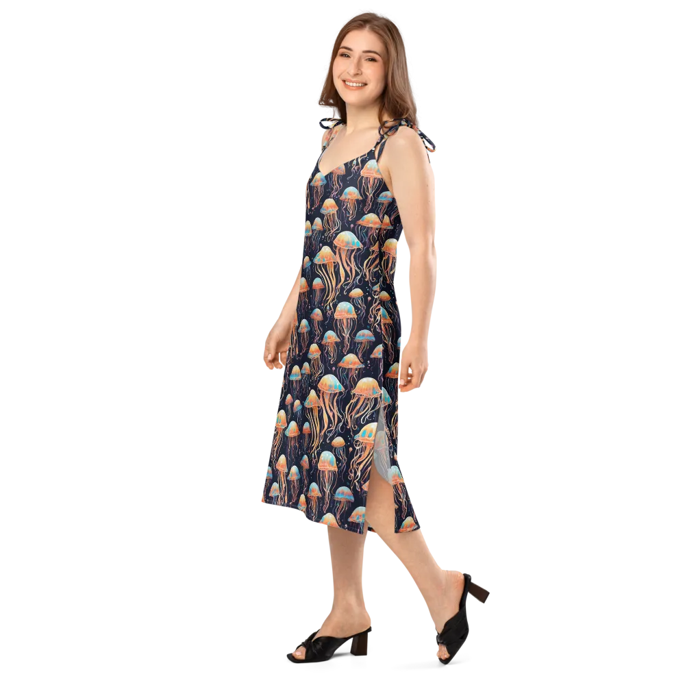Luminous Current on Slip Dress — Left Front