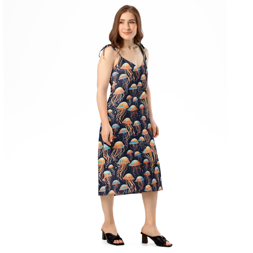 Luminous Current on Slip Dress — Right Front