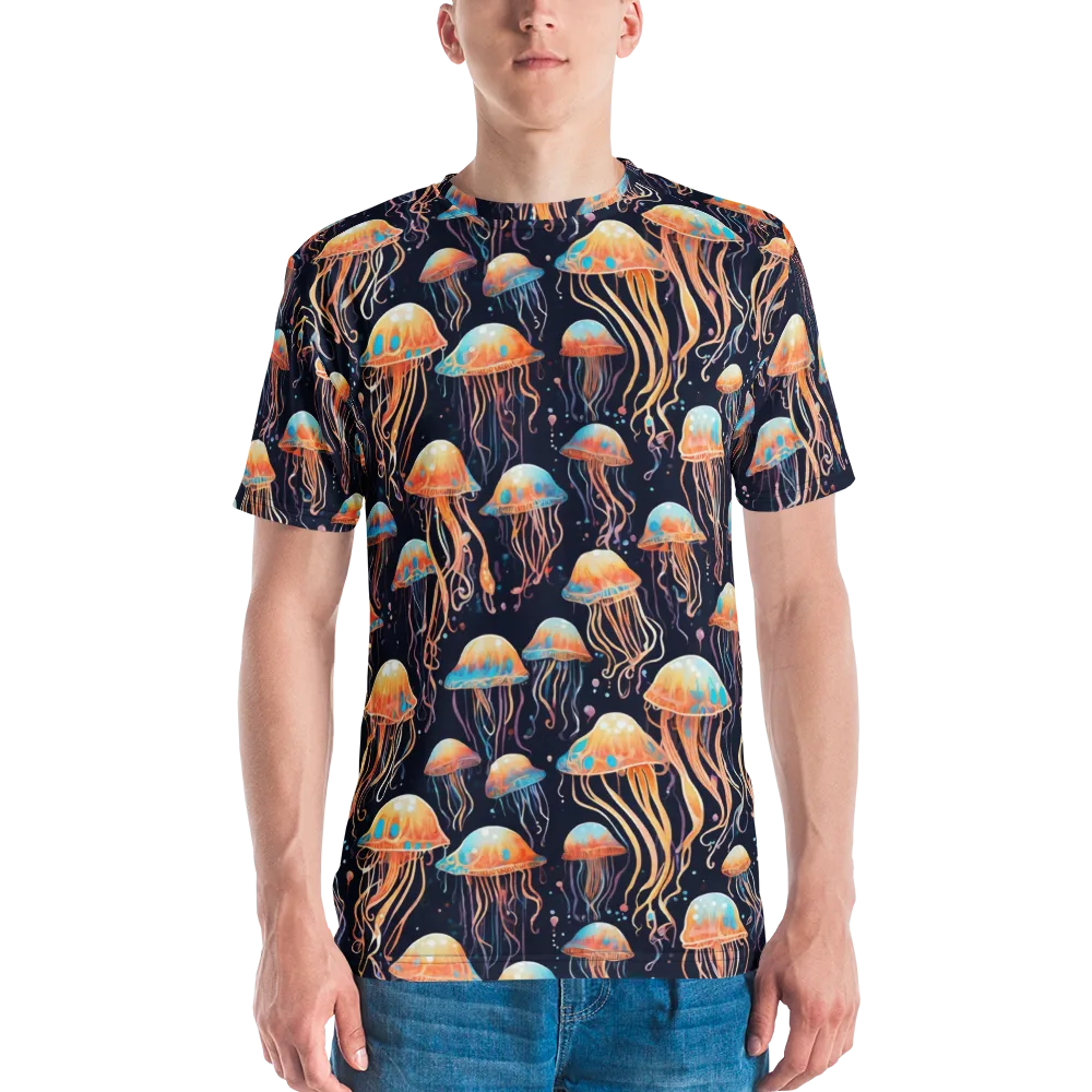 Luminous Current on Men's Crew Neck T-Shirt — Front